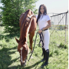 polo de equitación para mujer