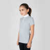 polo de concurso para niña gris