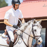 Polo blanco de equitación