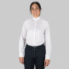 Camisa blanca de concurso de equitación