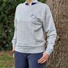 Sudadera gris para la hípica