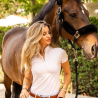 Polo para montar a caballo rosa