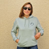 Sudadera verde aloe