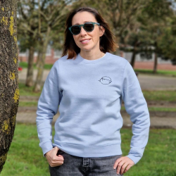 Sudadera azul clarito