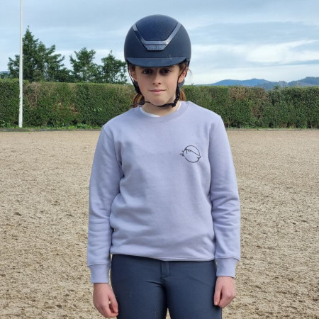Sudadera lavanda Zanahoria Equitación