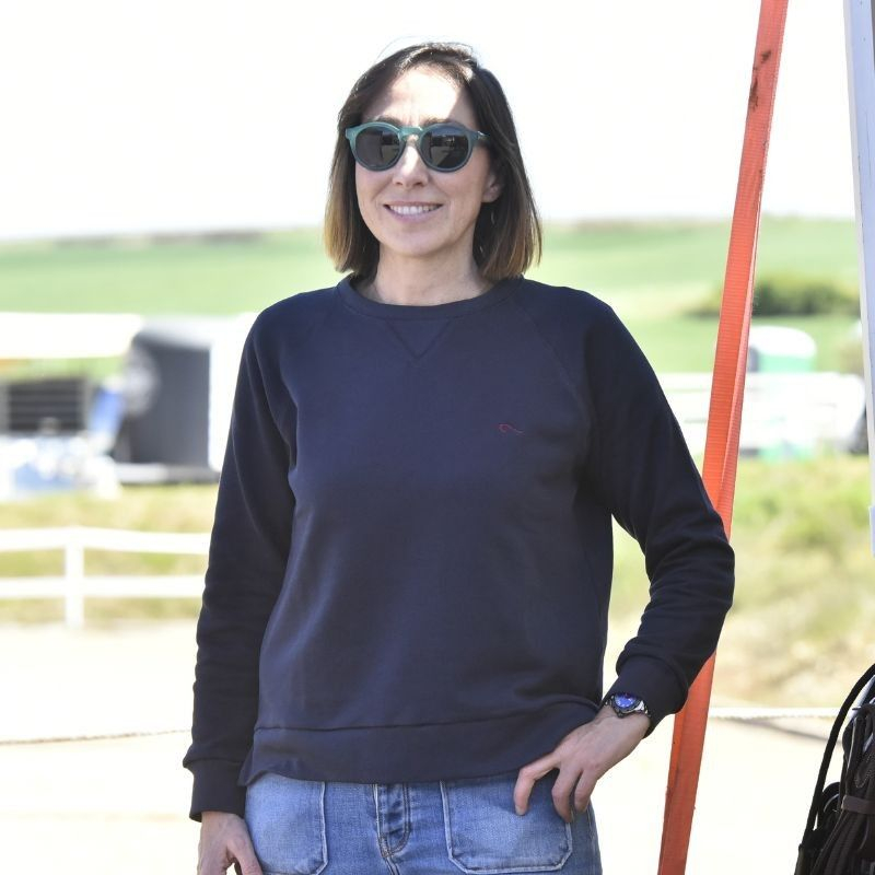 sudadera cuello redondo para mujer