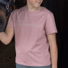 Camiseta rosa de montar a caballo