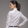 CAMISA COMPETICIÓN HÍPICA ELÁSTICA BLANCA