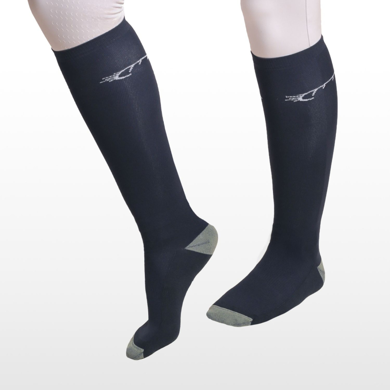 Calcetines para la hípica azul marino