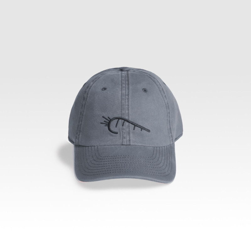 Visera azul vintage