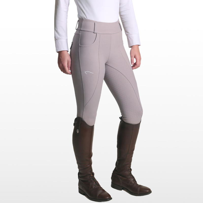 Pantalón de montar gris claro