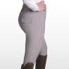 Pantalón gris claro para montar