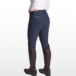 Pantalón de montar azul oscuro Zanahoria Equitación