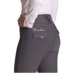 Leggings con bolsillos grises claros