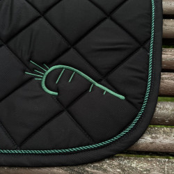 Mantilla de montar a caballo negra